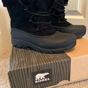 Sorel Women's Snow Angel Black Winter Boots